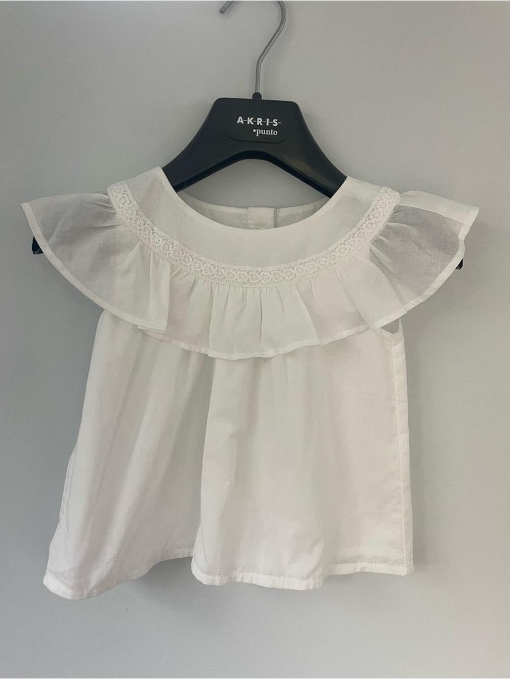 New Janie and Jack White Ruffle Collar Blouse